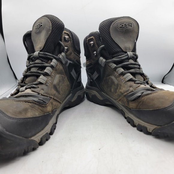 Keen Ridge Flex Mens Size 11 Brown Mid Height Waterproof Hiking Boots 1024911 - Picture 3 of 16